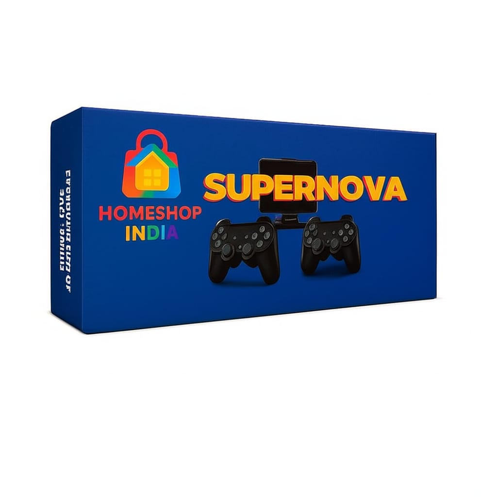 Supernova PS-3 Gamebox "Relive 90s Childhood! – 20,000+ Games | Plug & Play | Dual Wireless Controllers"