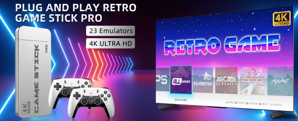 Supernova PS-3 Gamebox "Relive 90s Childhood! – 20,000+ Games | Plug & Play | Dual Wireless Controllers"
