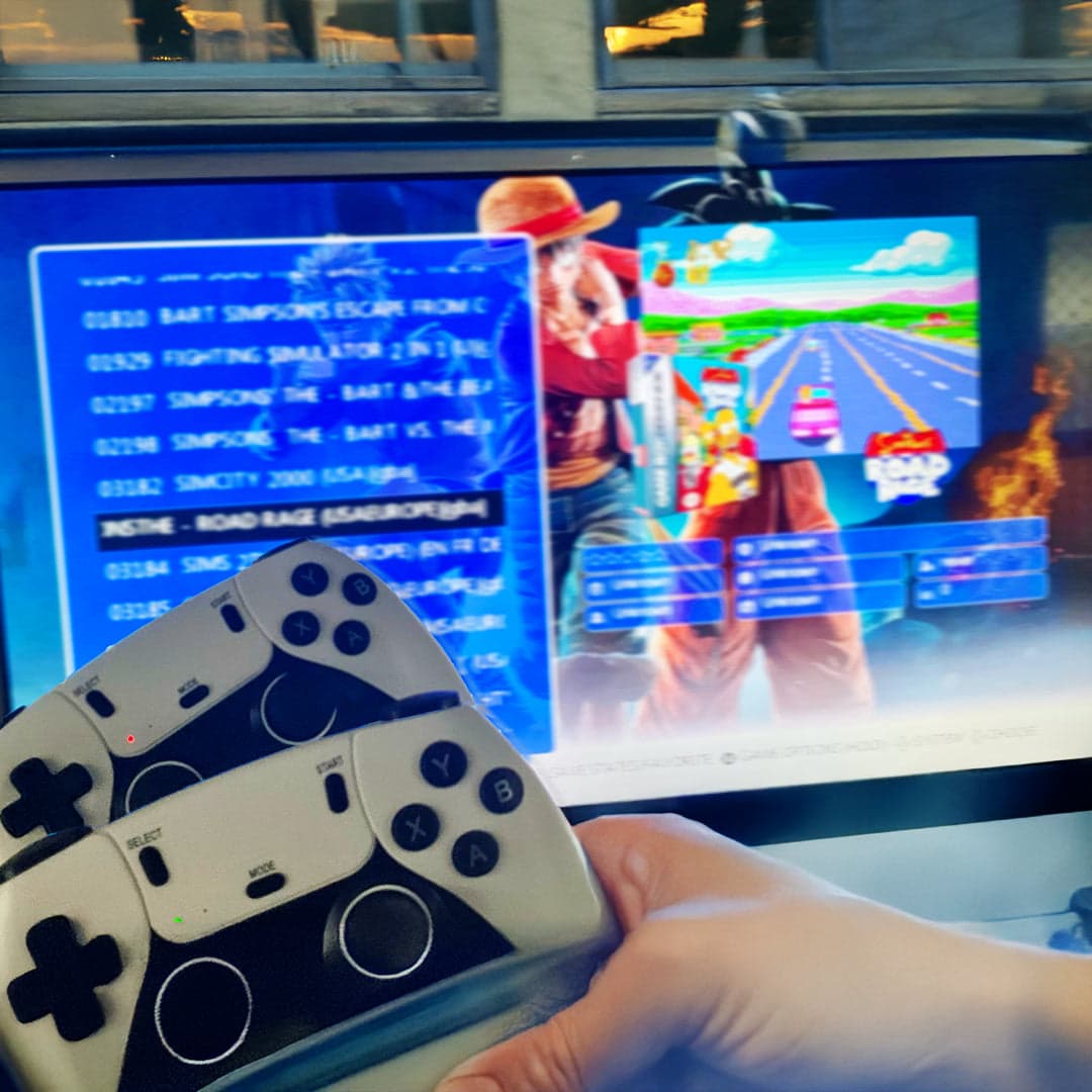 Supernova PS-3 Gamebox "Relive 90s Childhood! – 20,000+ Games | Plug & Play | Dual Wireless Controllers"