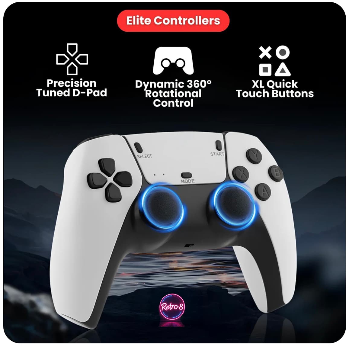 Supernova PS-3 Gamebox "Relive 90s Childhood! – 20,000+ Games | Plug & Play | Dual Wireless Controllers"